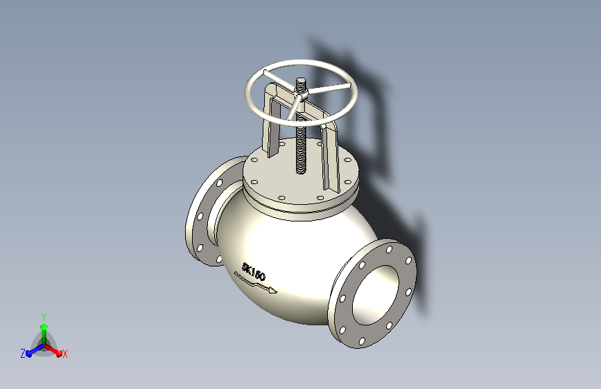 铸铁 铸钢截止阀 截止止回阀-JIS5K-150