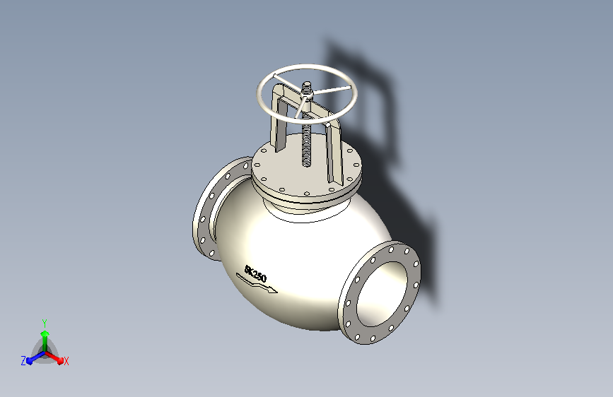 铸铁 铸钢截止阀 截止止回阀-JIS5K-250