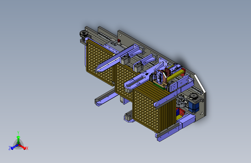 自动上下托盘机构