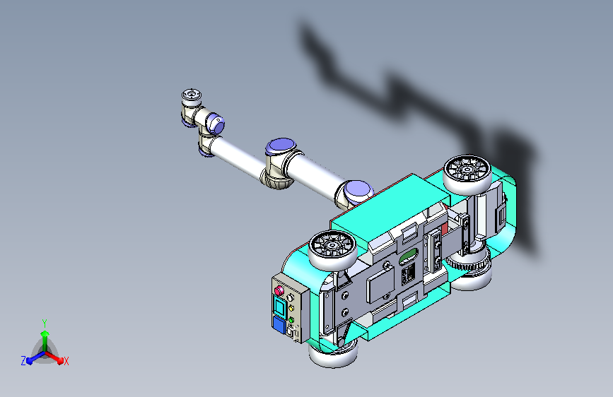自主移动的遥控小车模型