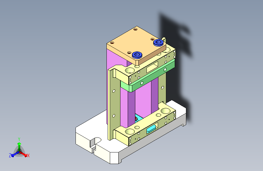 钻夹（两个钻孔工位）