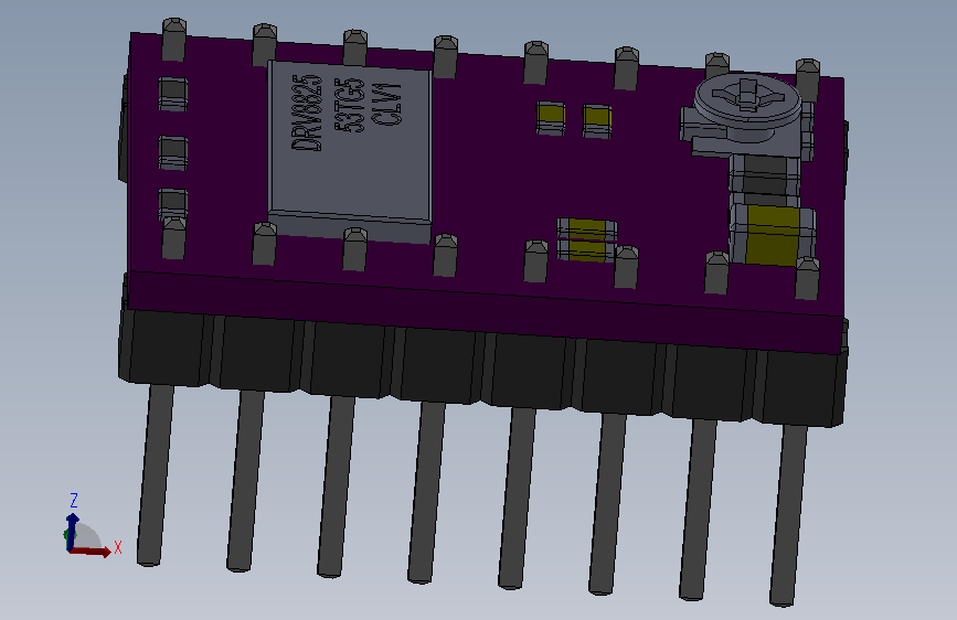 A0005604-用于连接A4988和DRV8825步进电机驱动器的模块