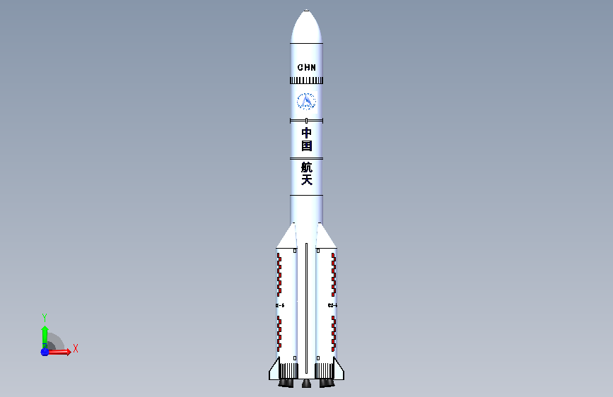 长征五号火箭模型装配体=711977=500