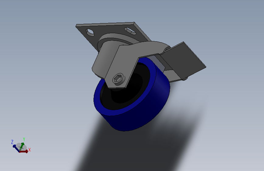 重载脚轮-万向金属双刹型设计=236438=10