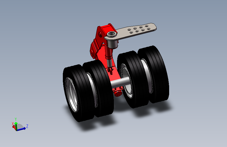 重载卡车四轮液压支撑结构模型=219484=20