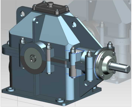 锥齿轮减速器UG模型=43282=20
