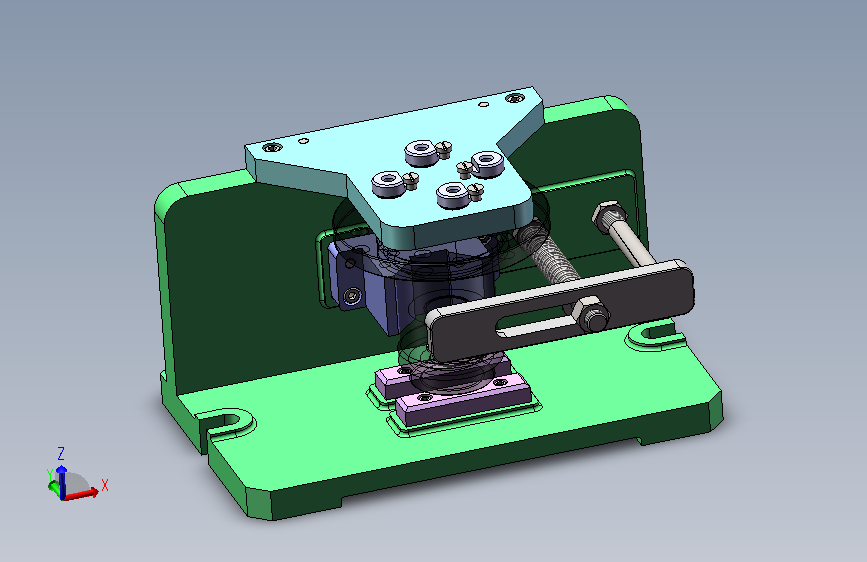 填料箱盖加工工艺及钻4-M10孔夹具设计【含三维SW】