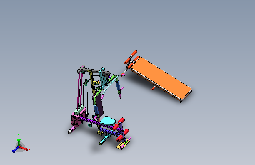 多功能健身器材 sw2016版=1326875=600