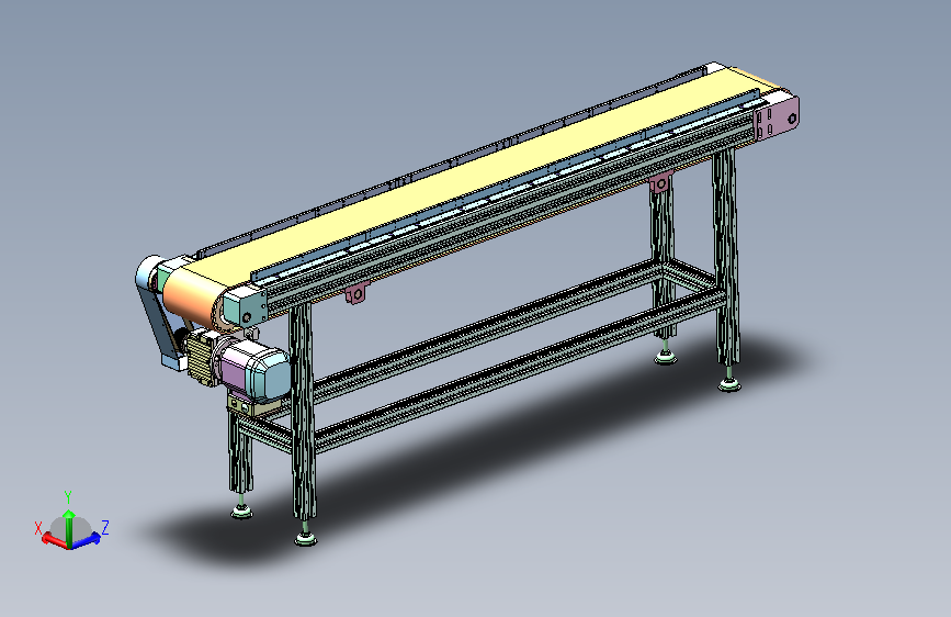 带档边2米皮带线