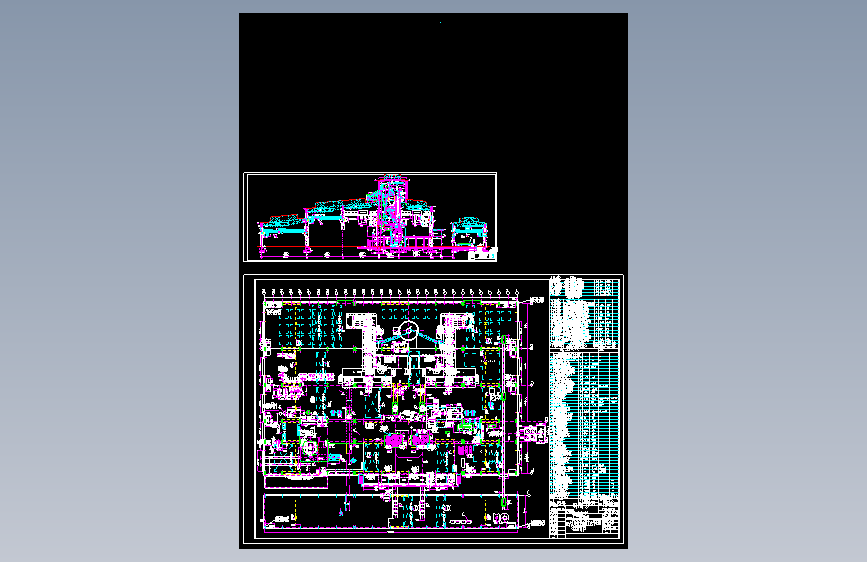 2x40t转炉炼钢车间工艺平面和横断面布置图=332805=35