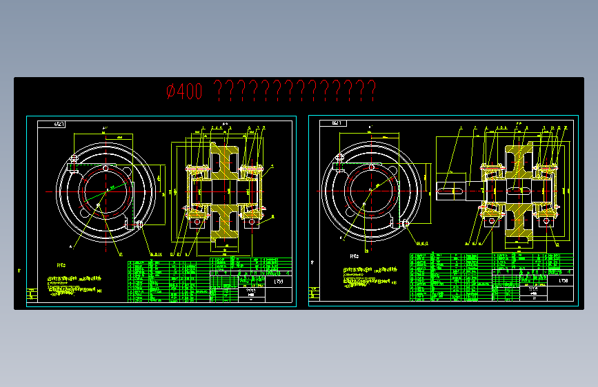 Φ400起重机主动车轮组和被动车轮组=325862=15