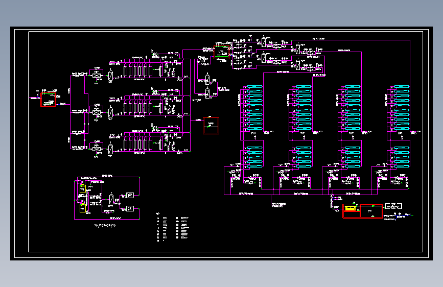 超滤反渗透中水回用工艺流程图=721789=50
