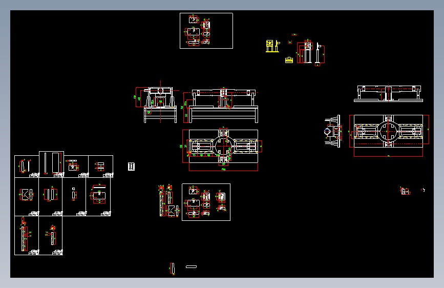 车桥夹具cad图纸=599064=35