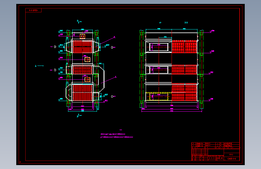 管式空气预热器CAD图纸=463741=10