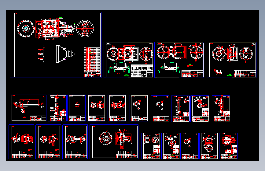 机械臂关节非标变数器结构图=898950=30