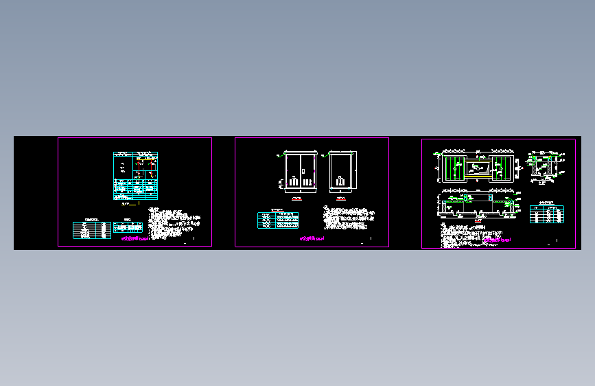 两间隔10kV电缆分支箱结构及土建图=1460102=50