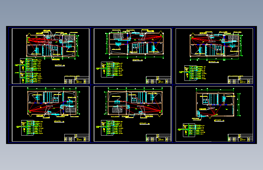 六路制冷空调室电气线路布置图=911222=15