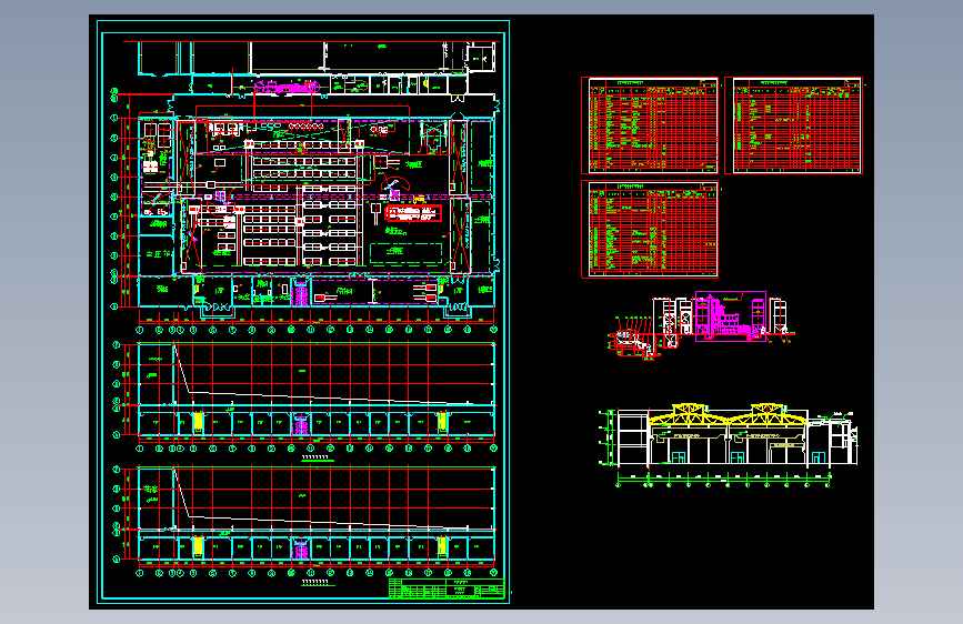 镁合金铸造生产线设备及工艺平面布置图=94305=80