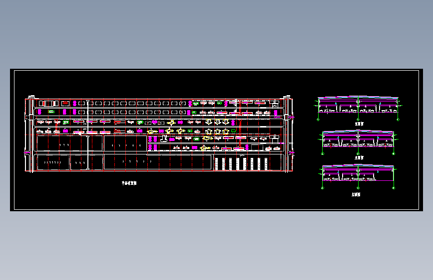 某机床加工中心车间平面布置=727773=10