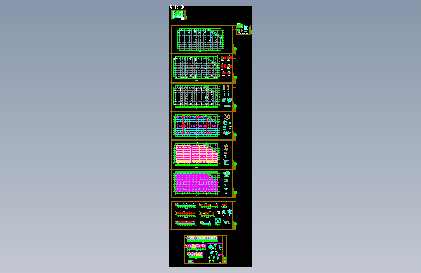 异形门式钢架厂房结构施工图 非矩形=1735728=35