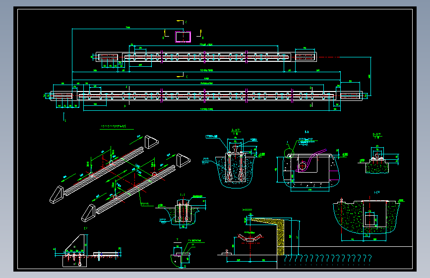 原煤及辅料侧式刮板取料机基础载荷图=908412=0
