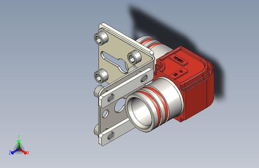 带支架的L型管路连接器设计=1366146=0