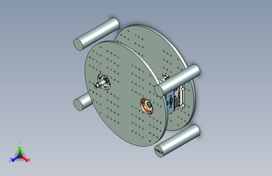 电源按键帽双色注塑模具=1355277=60