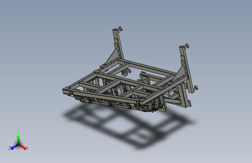 飞机APU舱门装配工装=1106530=100