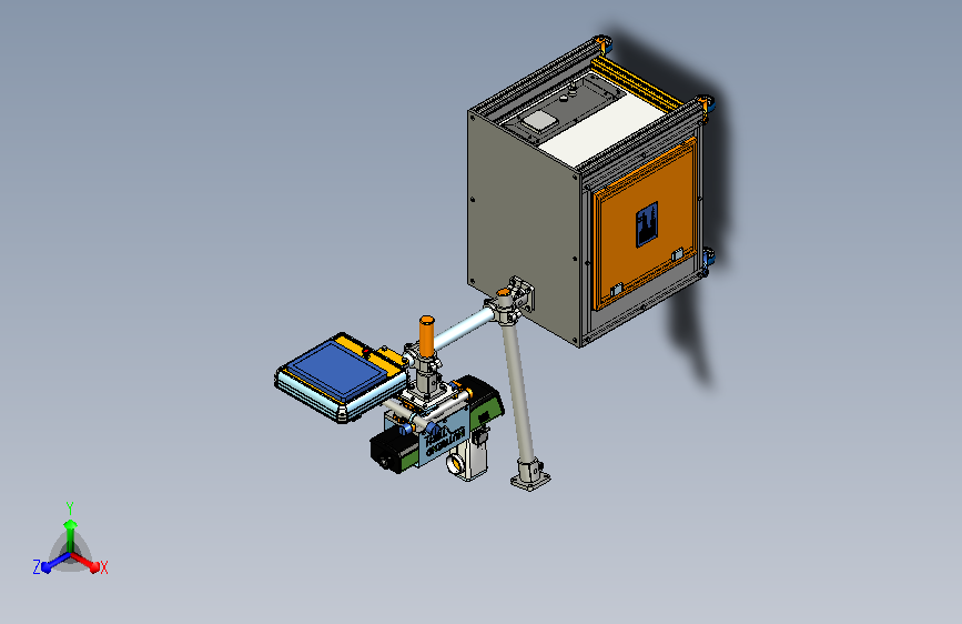 激光打标机设计三维模型=1681472=0