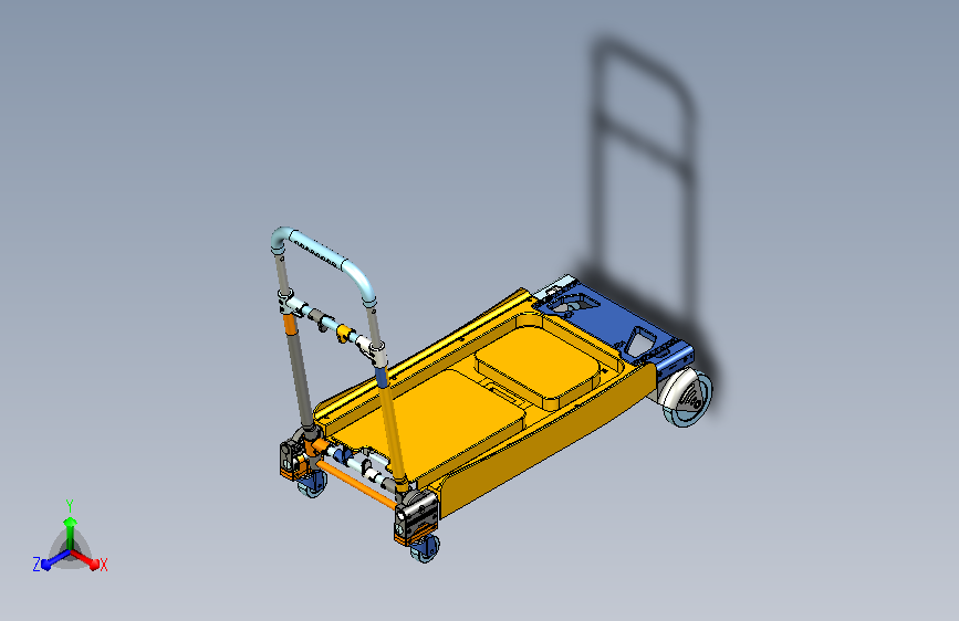 可折叠物料转运推车=1840021=0