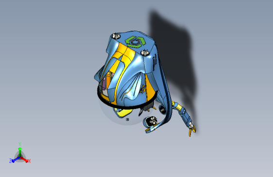 深海科研载人机器人概念设计模型=1707143=0