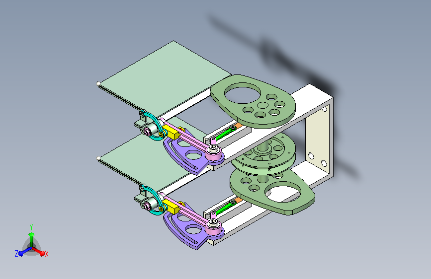 自动折叠弹出显示屏机构设计=1418197=100