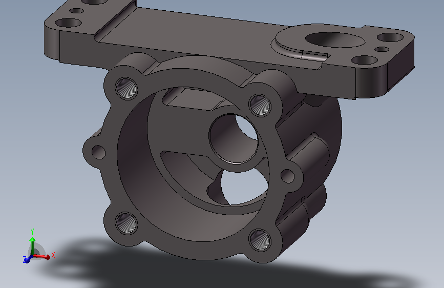 solidworks摆线转子泵体模型=96952=5