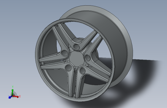 汽车轮毂模型设计图纸=203959=10