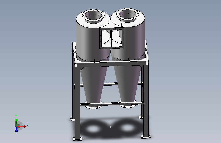 双口旋风除尘器=452023=5