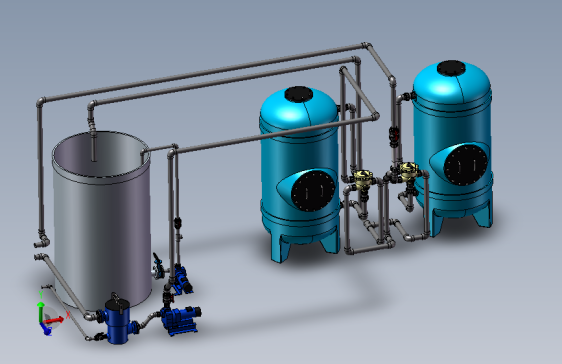 （液体）储存转换罐设计模型 165395==wb10