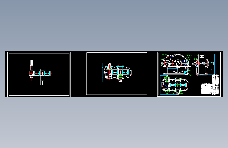 单级圆柱齿轮减速器说明书及CAD装配图