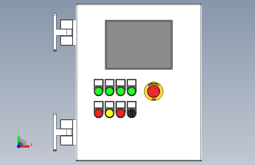 触摸屏安装箱 电控箱