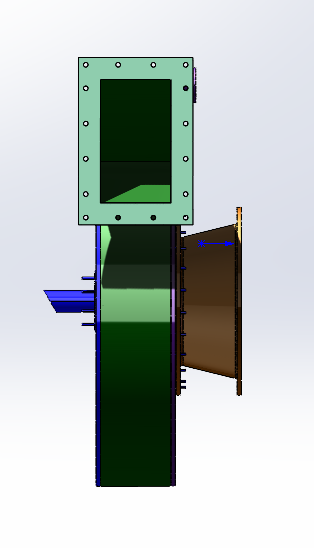 高压径向鼓风机模型