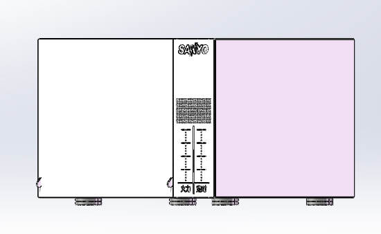 厨房微波炉模型