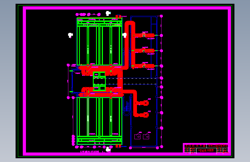 一套完整的自来水厂毕业设计图