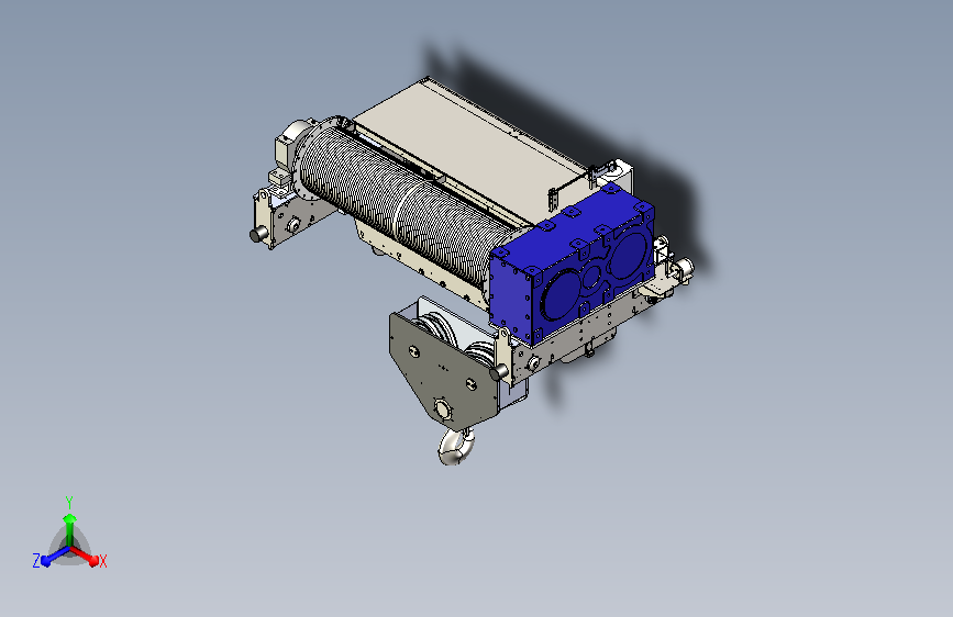 20吨吊钩桥式起重机起重小车