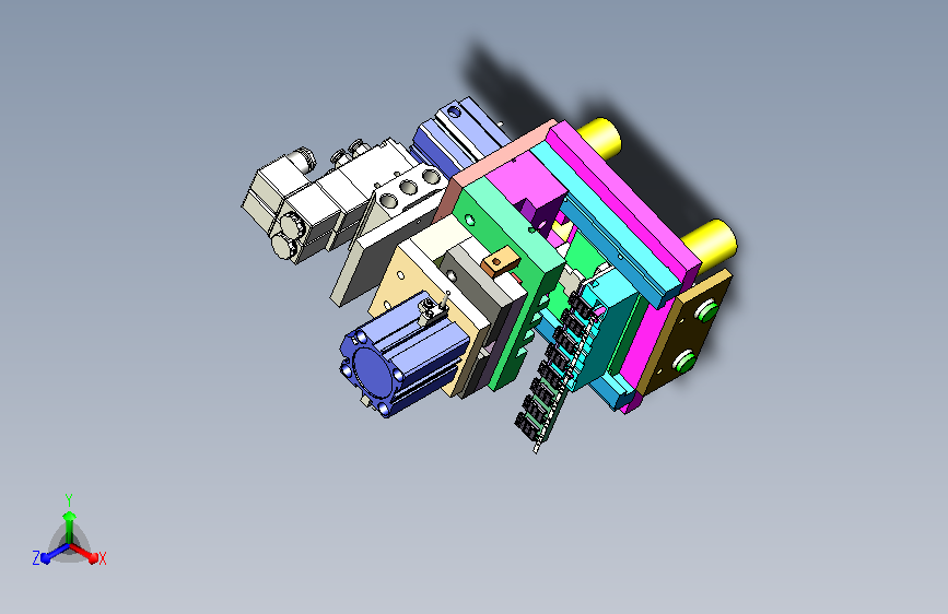 USB 2.0胶芯端子料带裁断及四联裁切.stp