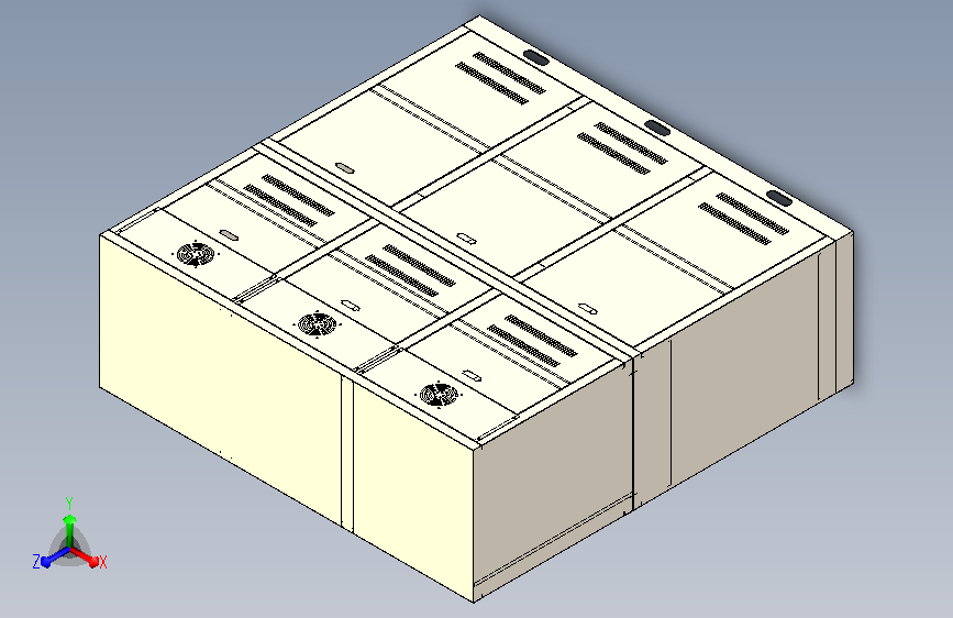 钣金电视墙sd模型