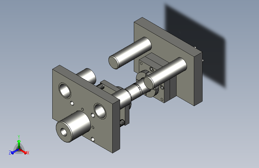 杯形件侧壁胀形模