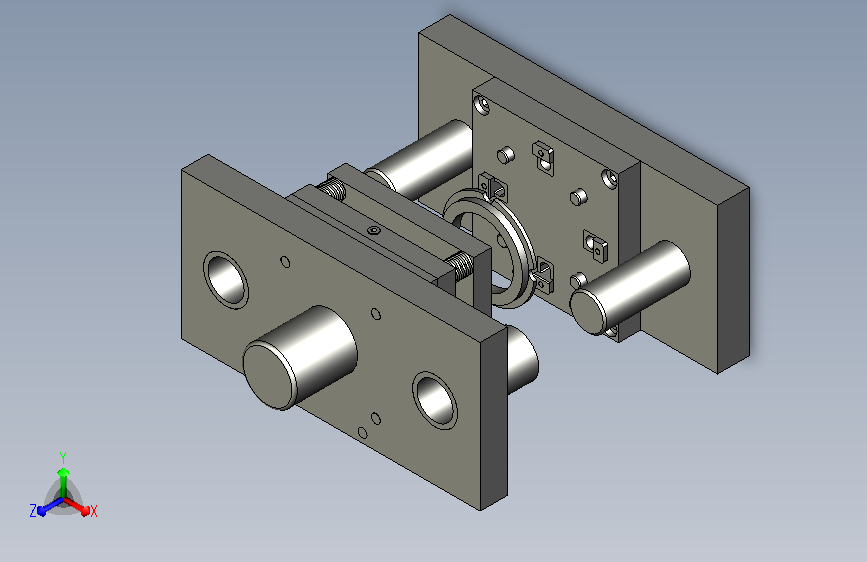 变速器螺纹板切槽模