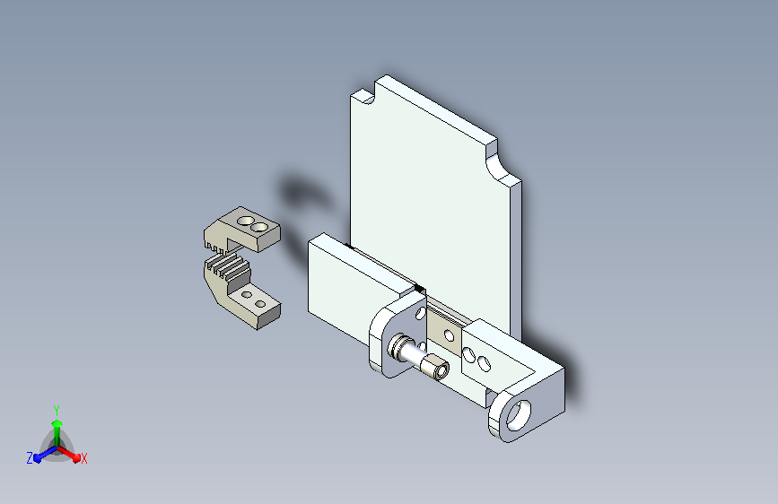 简单夹子缓冲机构