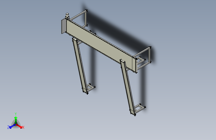 简单的平皮带输送机