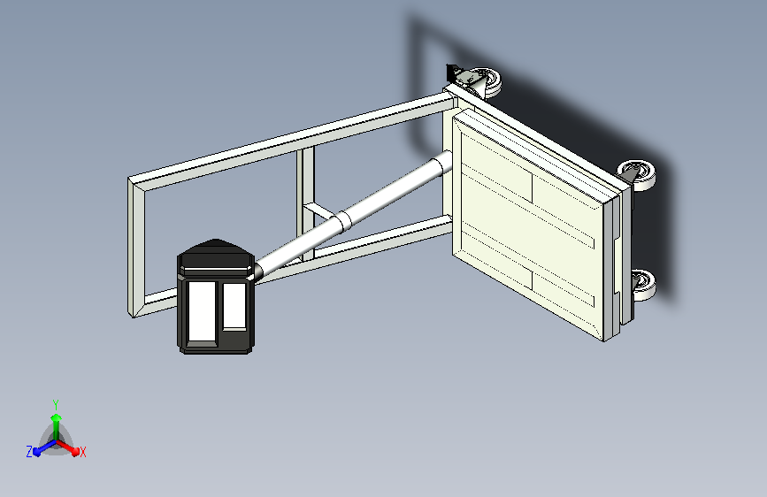 可移动电子称三维模型