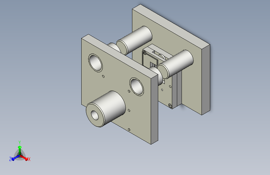 连接板冲孔落料级进模